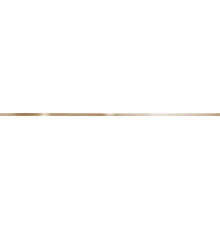 Бордюр Alma Ceramica BWM71MET808 Metallic Glossy Gold 74x1.2 золотой глянцевый под металл