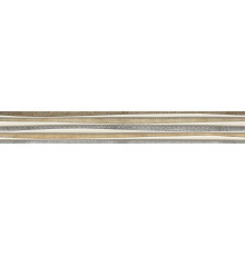 Бордюр Alma Ceramica BWU53LRS04R Lorens 49.4x6.7 белый / бежевый полосы / с узорами