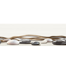 Декоративная плитка Alma Ceramica DWA11ALD024 Ailand 60x20 белая / бежевая глазурованная глянцевая морские мотивы