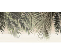 Декоративная плитка Alma Ceramica DWU09DLM001 Del mare 50x24.9 зеленая / бежевая глазурованная глянцевая растительность