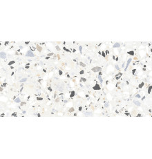 Настенная плитка Alma Ceramica TWU09BLB004 Bilbao 50x24.9 белая глянцевая под терраццо