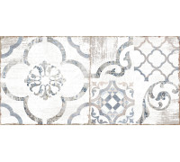 Настенная плитка Alma Ceramica TWU09PSR014 Venezia 50x24.9 голубой / белая матовая пэчворк