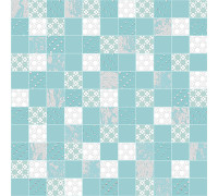 Мозаика Altacera DW7MSC16 Mosaic Aquamarine 30.5x30.5 голубая глянцевая под морские мотивы