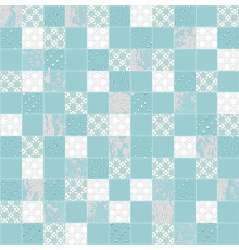 Мозаика Altacera DW7MSC16 Mosaic Aquamarine 30.5x30.5 голубая глянцевая под морские мотивы