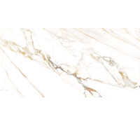 Настенная плитка Altacera WT9DET11 Detroit Calacatta Gold 50x24.9 белая глянцевая под мрамор