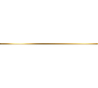 Бордюр карандаш Delacora BW0LIS09 Listello Gold 1.3x74 золотой глянцевый под металл