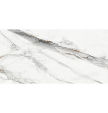 Керамогранит Delacora D120208M Carrara Cersei 60x120 белый / серый матовый / карвинг под мрамор