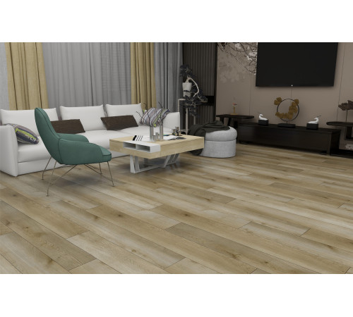 SPC Floorwood Quantum 0,5/43 4V (1220х228х5 мм) c подложкой 6532 Дуб Франк / Frank Oak (2,23 кв.м)