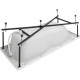 Акриловая ванна Aquanet Riviera 180x80 (с каркасом)