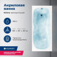 Акриловая ванна Aquanet Riviera 180x80 (с каркасом)