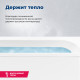Акриловая ванна Aquanet Palma 170x90/60 R (с каркасом)