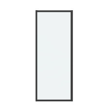 Боковая стенка Grossman Cosmo 200.K33.02.100.21.00 (100х195) черный матовый,стекло прозрачное