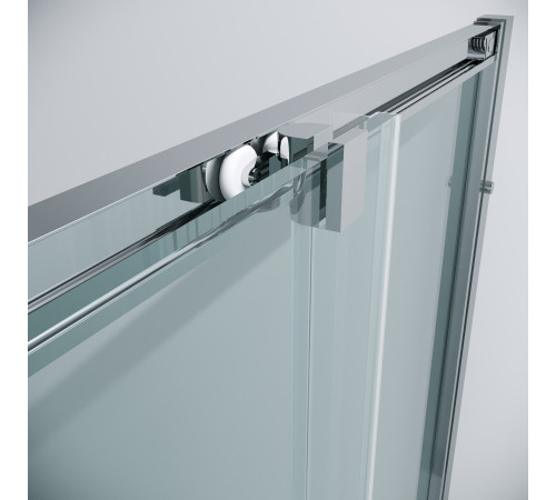 Душевое ограждение Grossman Cosmo 300.K33.02.8080.10.00 (80х80х195) квадрат,раздвижная,хром,стекло прозрачное