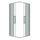 Душевое ограждение Grossman Cosmo 300.K33.02.8080.10.00 (80х80х195) квадрат,раздвижная,хром,стекло прозрачное