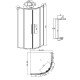Душевое ограждение Grossman Cosmo 301.K33.02.1010.21.00 (100х100х195) четверть круга,раздвижная,черный матовый,стекло прозрачное