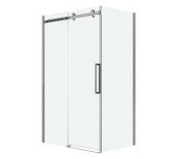Душевое ограждение Grossman Classic 100.K33.04.110.10.00-200.K33.04.100.10.00 (110х100х195) раздвижная,хром,стекло прозрачное