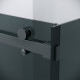 Душевое ограждение Grossman Classic 100.K33.04.100.21.10-200.K33.04.100.21.10 (100х100х195) раздвижная,черный матовый,стекло тонированное
