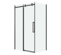 Душевое ограждение Grossman Classic 100.K33.04.100.42.00-200.K33.04.100.42.00 (100х100х195) раздвижная,графит сатин,стекло прозрачное