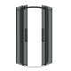 Душевое ограждение Grossman Classic 301.K33.04.1010.21.10 (100х100х195) четверть круга,раздвижная,черный матовый,стекло тонированное