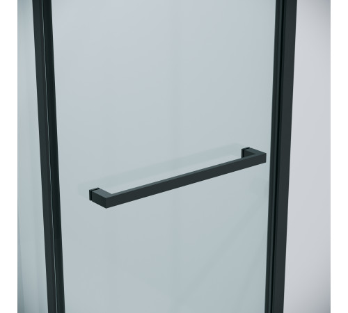 Душевое ограждение Grossman Style 100.K33.05.110.21.00-200.K33.05.70.21.00 (110х70х195) раздвижная,черный матовый,стекло прозрачное