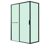 Душевое ограждение Grossman Style 100.K33.05.110.21.00-200.K33.05.70.21.00 (110х70х195) раздвижная,черный матовый,стекло прозрачное