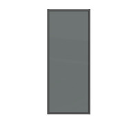 Боковая стенка Grossman Style 200.K33.05.90.21.10 (90х195) черный матовый,стекло тонированное