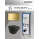 Комплект 3 в 1: Grossman инсталляция 900.K31.01.000+клавиша 700.K31.03.300.300 золото глянцевый+унитаз GR-4440BMS
