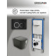 Комплект 3 в 1: Grossman инсталляция 900.K31.01.000+клавиша 700.K31.02.210.210 черный матовый+унитаз GR-4441BMS