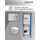 Комплект 3 в 1: Grossman инсталляция 900.K31.01.000+клавиша 700.K31.02.110.110 хром матовый+унитаз GR-4477SQ