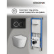 Комплект 3 в 1: Grossman инсталляция 900.K31.01.000+клавиша 700.K31.01.210.210 черный матовый+унитаз GR-4478S