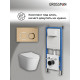 Комплект 3 в 1: Grossman инсталляция 900.K31.01.000+клавиша 700.K31.02.210.210 черный матовый+унитаз GR-4478S