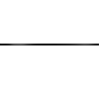 Бордюр New Trend BW0TNR99 Tenor Black 13x60 черный глянцевый моноколор