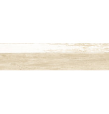 Керамогранит New Trend GP1560SHA01 Shabby Crema 15.1x60.2 бежевый / белый матовый / рельефный под дерево