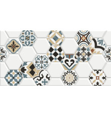 Настенная плитка New Trend WT36EDW55 Edelweiss Pattern 30x60 микс глянцевая моноколор / под мозаику / с орнаментом
