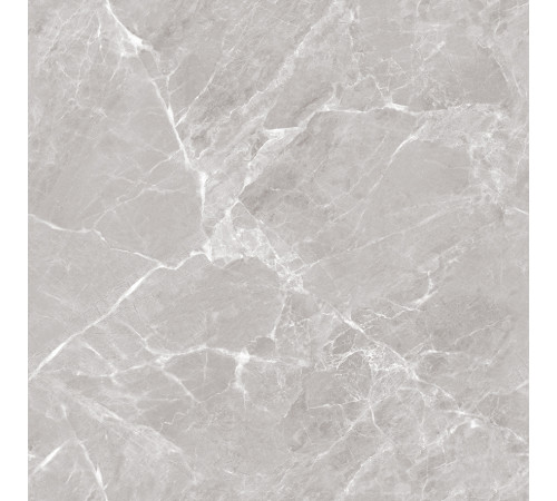 Mramor Chic Silver Керамогранит серый 60х60 Полированный