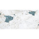 Crackstone Aqua Керамогранит бирюзовый 60х120 лаппатированный шайн