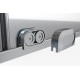 Душевой уголок Allen Brau Fantasy 130x80 3.11007.00 + 3.11011.00 хром