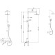 Душевая стойка Allen Brau Eclipse 3.0 5.E1A11-31 черный матовый