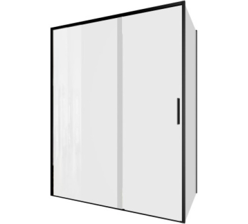 Душевой уголок Aquanet Pleasure Evo 150x80 AE65-150x80-BT профиль черный, прозрачное стекло