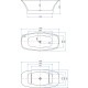 Акриловая ванна Aquanet Family Smart 170x78 88778-MW-MB