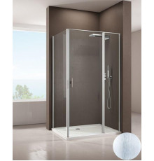 Душевой уголок Allen Brau Priority 90x80 3.31002.BA + 3.31014.BA серебро браш