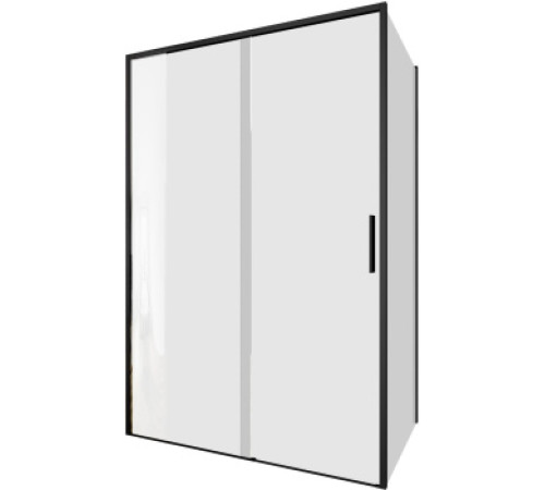 Душевой уголок Aquanet Pleasure Evo 130x80 AE65-130x80-BT профиль черный, прозрачное стекло