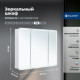 Зеркальный шкаф Aquanet Оптима 110 с LED подсветкой