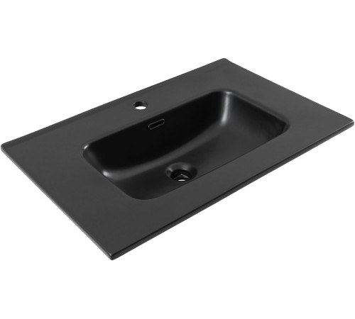 Раковина Aquanet Flat 70 черная матовая