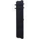 Полотенцесушитель электрический Allen Brau Infinity 180x44 с рейлингом 2.0 и креплением, черный матовый