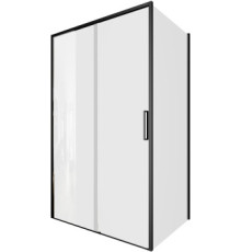 Душевой уголок Aquanet Pleasure Evo 120x90 AE65-120x90-BT профиль черный, прозрачное стекло