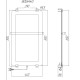 Полотенцесушитель электрический Allen Brau Infinity 80x44 с рейлингом 2.0 и креплением, серебро браш