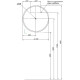 Зеркало Aquanet Optima 70 с LED подсветкой