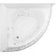 Карниз для ванны Aquanet Fregate полукруглый 120х120