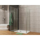 Душевой уголок Allen Brau Priority 90x90 3.31001.00 + 3.31016.00 хром